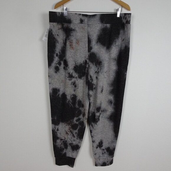 Jessica Simpson Women's Riya Pull on Jogger Pant Size 2X Black Tie Dye - Picture 4 of 8
